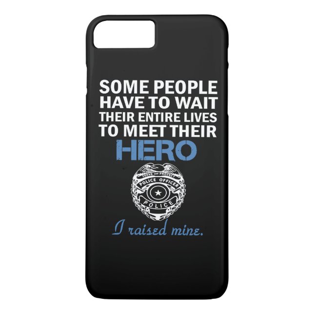 Police Officer's Mum Case-Mate iPhone Case (Back)