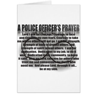 POLICE OFFICERS PRAYER
