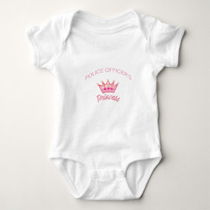 Police Officers Princess Baby Bodysuit