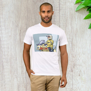 Police On A Motorbike Mens T-Shirt