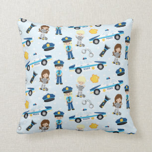 Police Pattern Cushion
