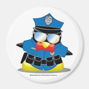 Police Penguin Magnet