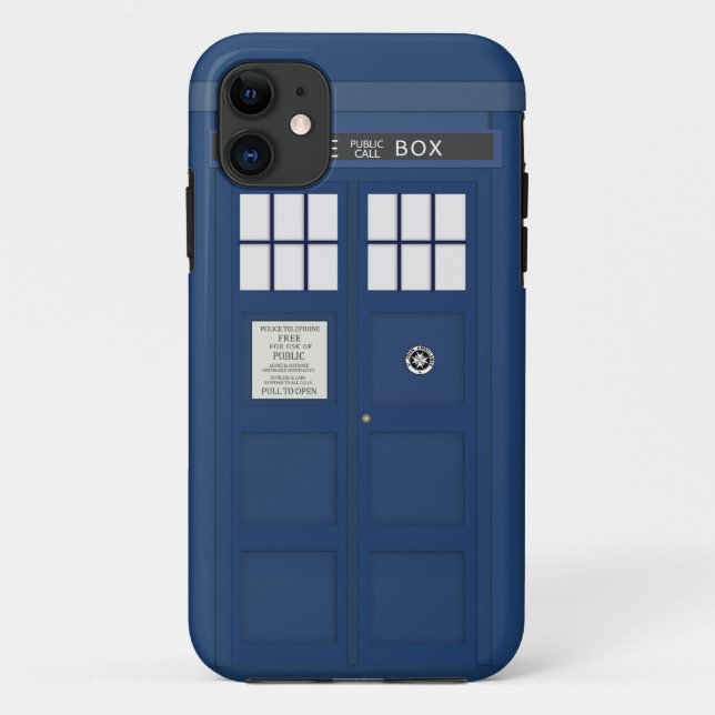 Police Phone Call box iPhone 5S cover (Back)