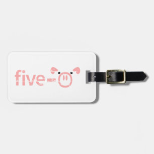 Police Pigs Five-0 Luggage Tag