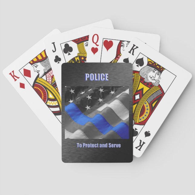 Police Playing Cards (Back)