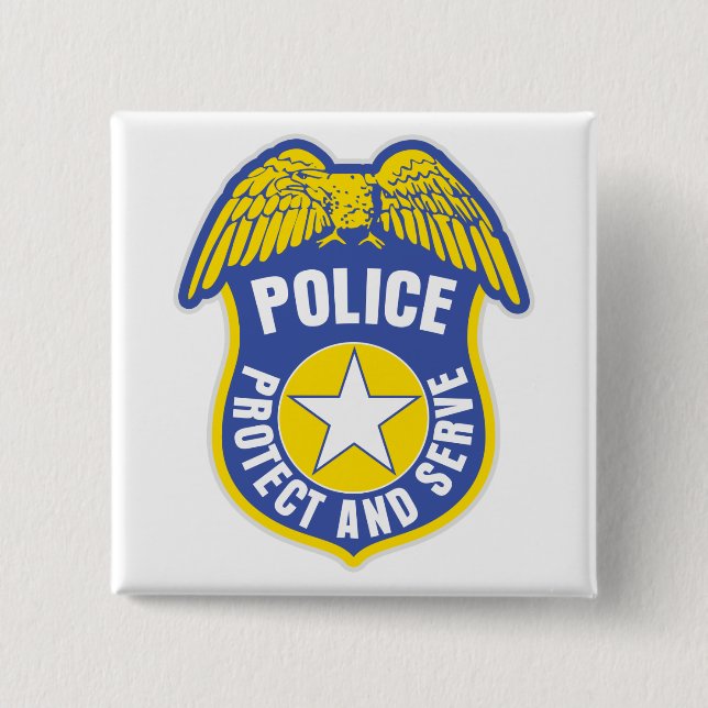 Police Protect and Serve Badge (Front)
