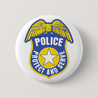 Police Protect and Serve Badge