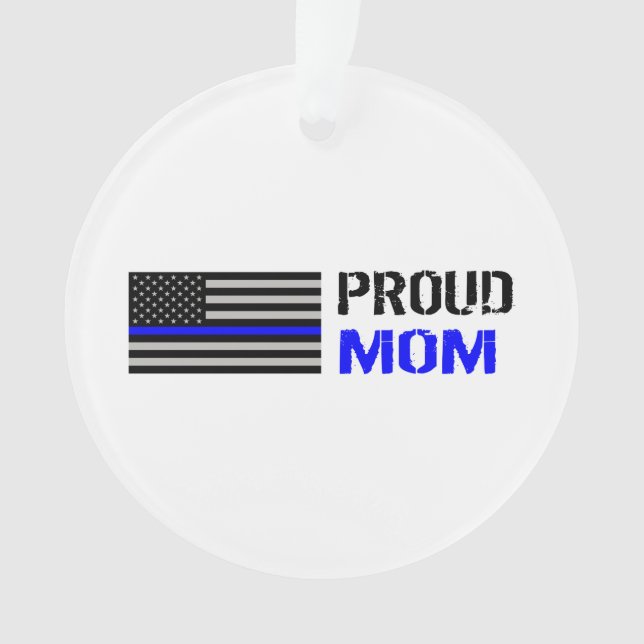 Police - Proud Police Mum Ornament (Front)