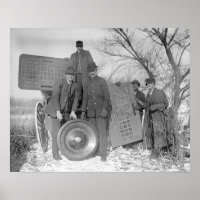 Police Raid Illegal Casino, 1932. Vintage Photo