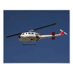 Police Rescue Helicopter Photo Print