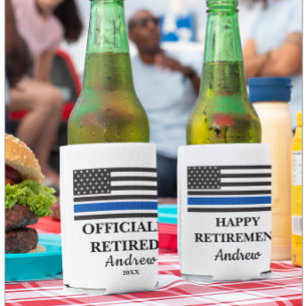 Police Retirement Party Can Cooler
