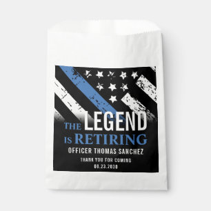 Police Retirement Party Law Enforcement Officer Favour Bag