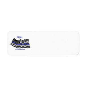 Police Return Address Label
