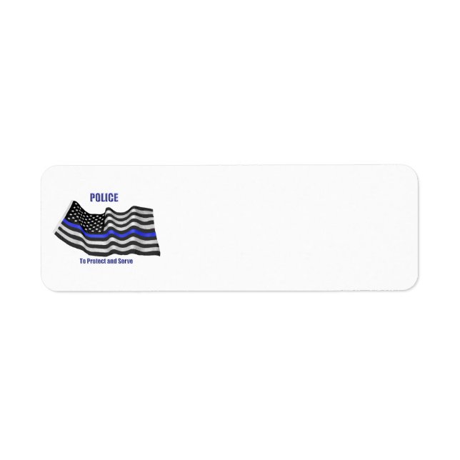 Police Return Address Label (Front)