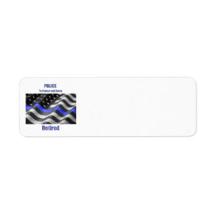 Police Return Address Label