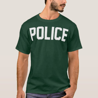 Police Shirt for Police Officer Halloween Costume