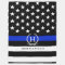 Police Styled American Flag Personalised Name
