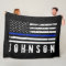 Police Styled Distressed American Flag Custom