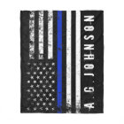 Police Styled Distressed American Flag Full Custom