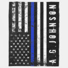 Police Styled Distressed American Flag Full Custom