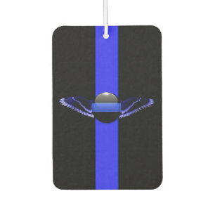 Police Supporter Thin Blue Line Car Air Freshener