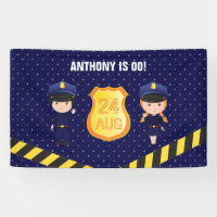 Police themed Birthday Party personalised
