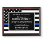 Police Thin Blue Line Custom Years Law Enforcement