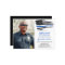 Police Thin Blue Line Flag Custom Photo Retirement