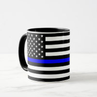 police thin blue line flag usa united states ameri