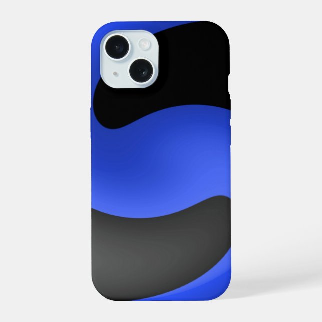 Police Thin Blue Line iPhone 15 Case (Back)