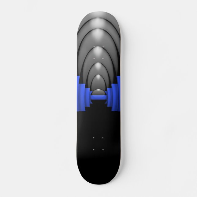 Police Thin Blue Line Skateboard (Front)
