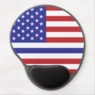 police thin blue line united states america flag s gel mouse pad