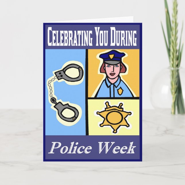Police Week Greeting Card (Front)