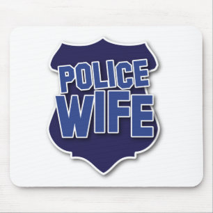 police wife mouse pad