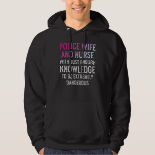 Police Wife Nurse Life Rn Mum 33 Hoodie