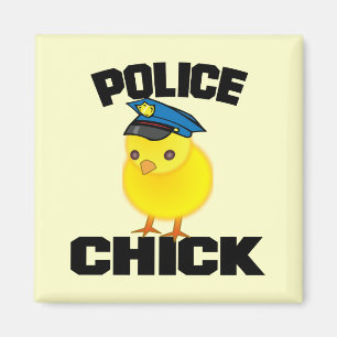 Police Woman Magnet