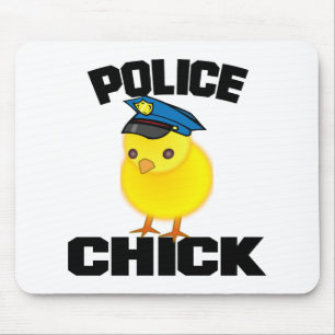 Police Woman Mouse Pad