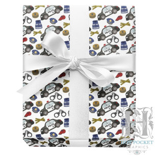 Police Wrapping Paper