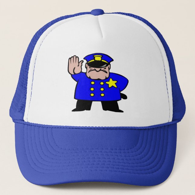 Policeman - Father's Day Trucker Hat (Front)