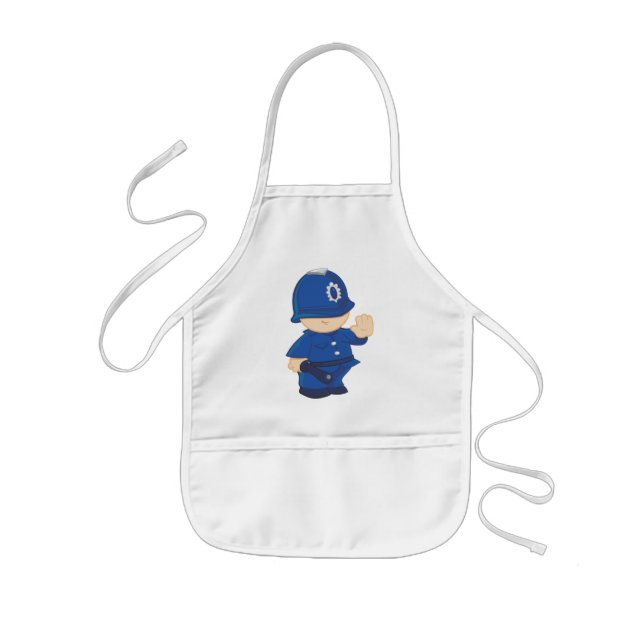 Policeman Kids Apron (Front)