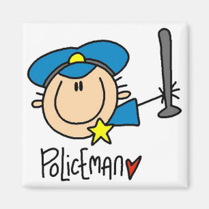 Policeman Occupation Magnet