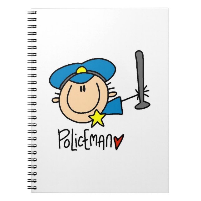 Policeman Occupation Notebook (Front)
