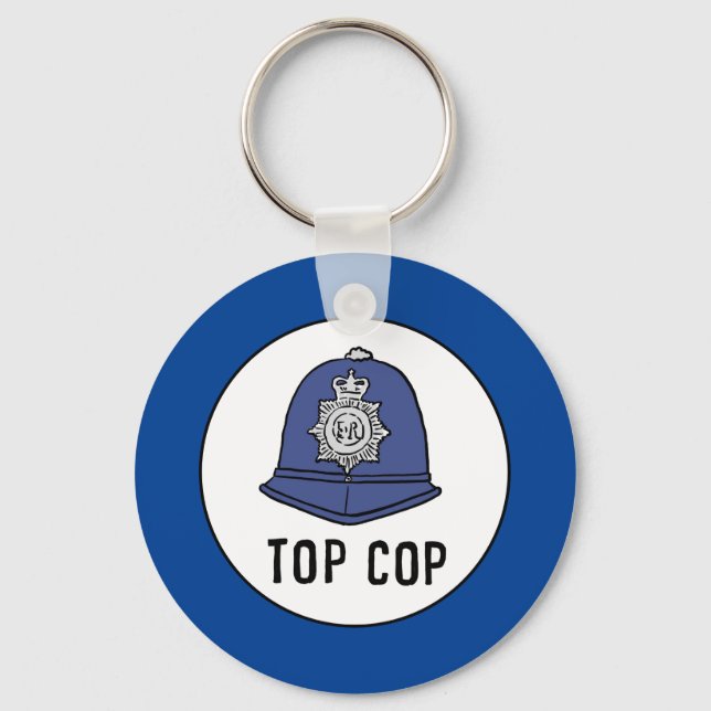 Policeman or Police Constable Key Ring (Front)
