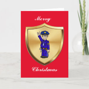 Policeman Sign Language Christmas Card