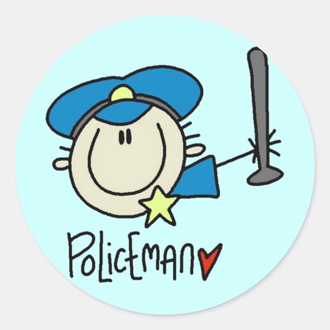 Policeman Stickers (Front)