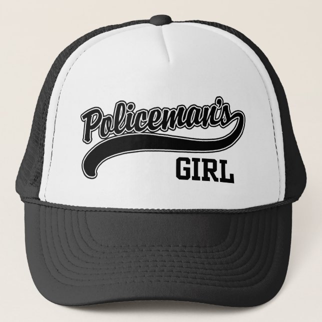 Policeman's Girl Trucker Hat (Front)