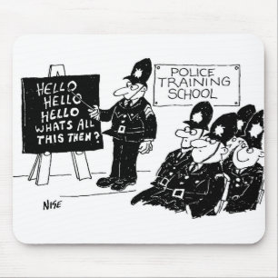 Policemen at a Police Training School Mouse Mat