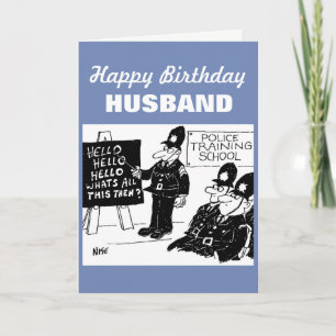 Policemen at Police Training School Card