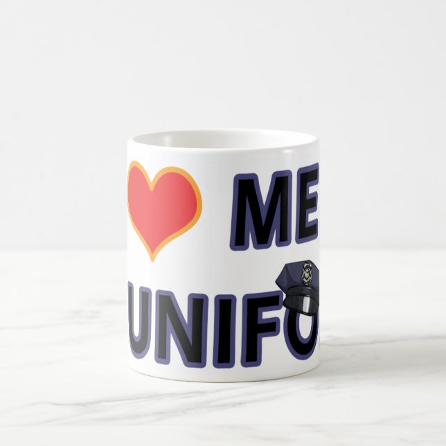 POLICEMEN IN UNIFORM COFFEE MUG (Center)