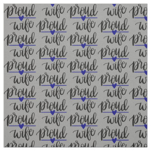 PoliceWife Fabric